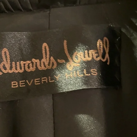 Elegant Black Fur Coat - Picture 3 of 5